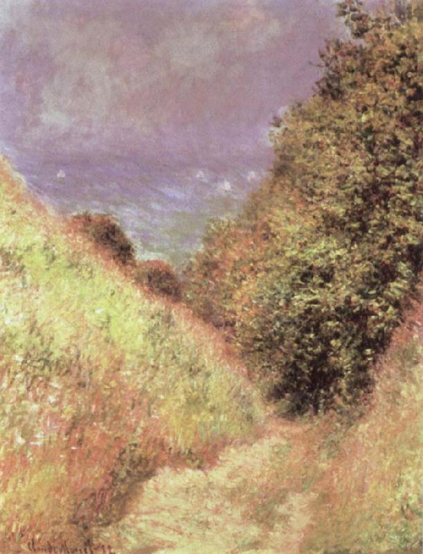 Claude Monet The Path at La Cavee at Pourville China oil painting art